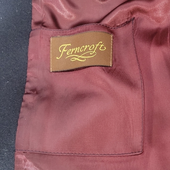 Ferncroft Women's Anglo Fabrics 100% Pure Wool Single Breasted Coat - Size S - Picture 11 of 16